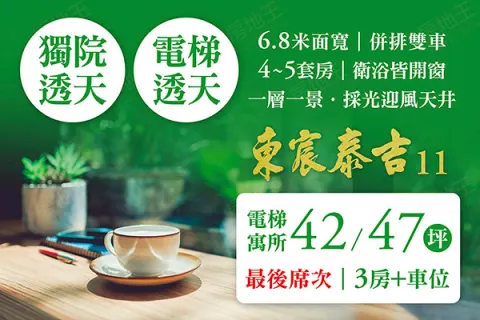 東宸泰吉11建案主視覺