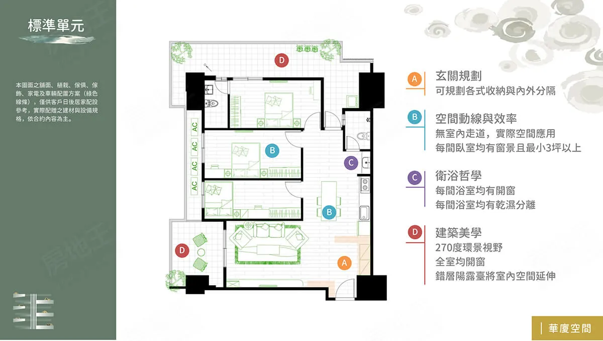 樹谷PARK-華廈區格局圖 1